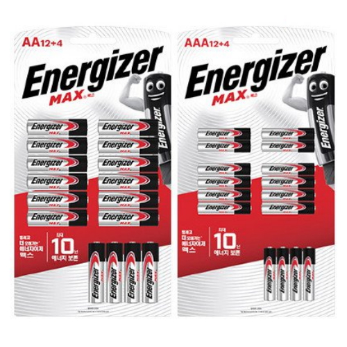 맥스 AA 16알 + AAA 16알