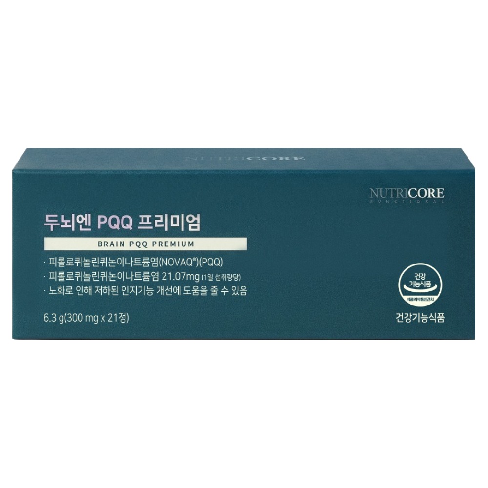  뉴트리코어 두뇌엔 PQQ 프리미엄 21정 [1개]