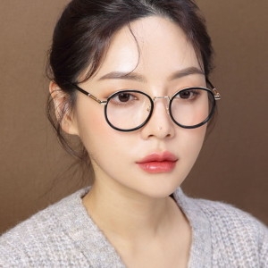 어나더루트 안경테 RHAPSODY C01 솔텍스 동그란안경 가벼운 남자 여자 뿔_이미지