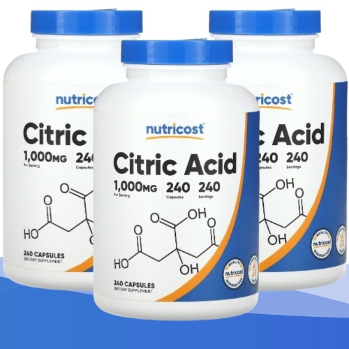 뉴트리코스트 구연산 1000mg 240캡슐 (3개)_이미지