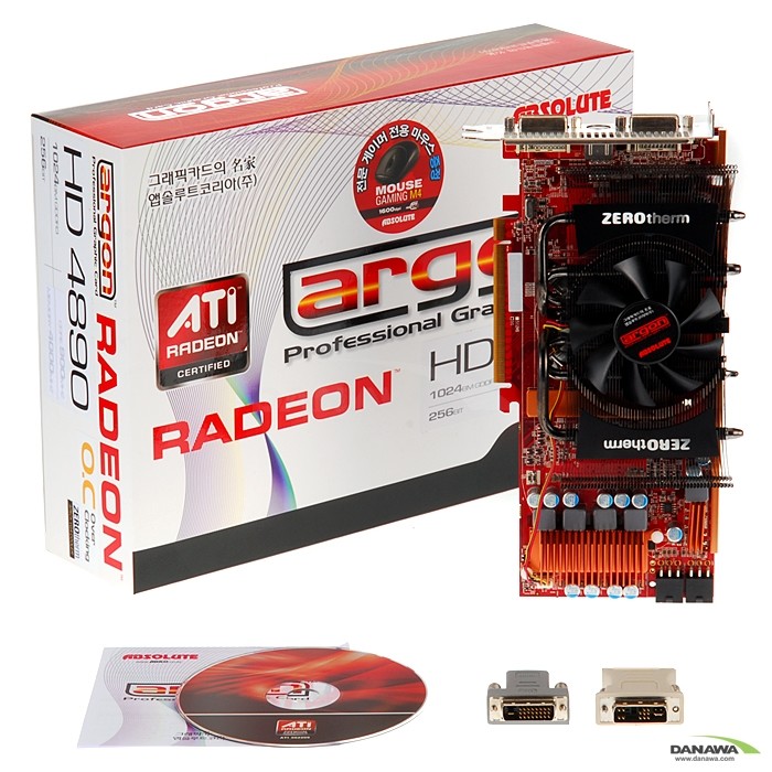 앱코 라데온 HD 4890 argon O.C 1GB 제로썸_이미지