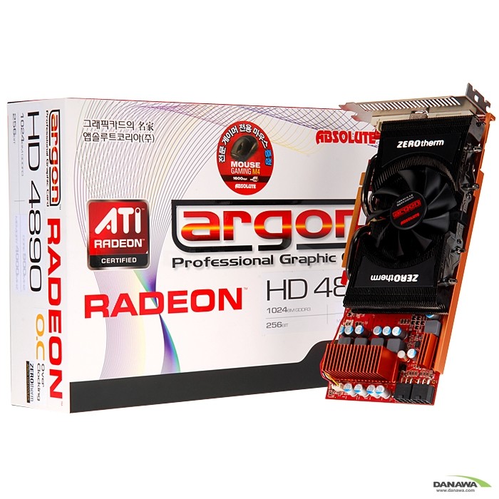 앱코 라데온 HD 4890 argon O.C 1GB 제로썸_이미지