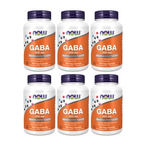 나우푸드 가바 500mg 100캡슐 (6개)_이미지