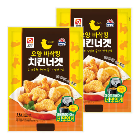 사조오양 바삭킹 치킨너겟 1kg (2개)_이미지