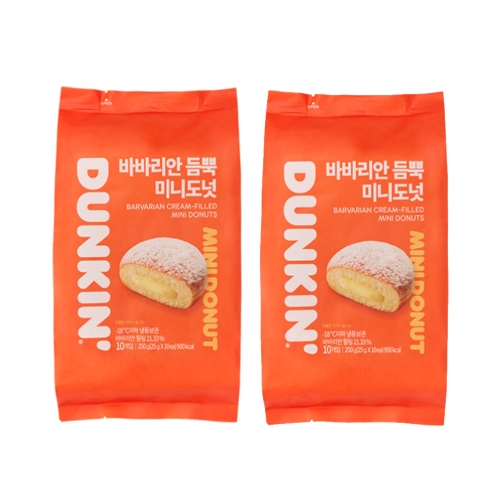 던킨 바바리안 듬뿍 미니도넛 10개+미니 올드훼션드 10개 총 20개_이미지