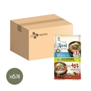 CJ제일제당 물냉면 908g 2인+비빔냉면 474.4g 2인 (6개)_이미지