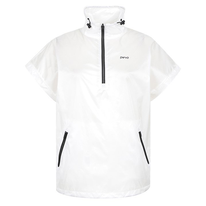 핑 나일론 홑곁 아노락 민소매 점퍼 121C2JP271_WH