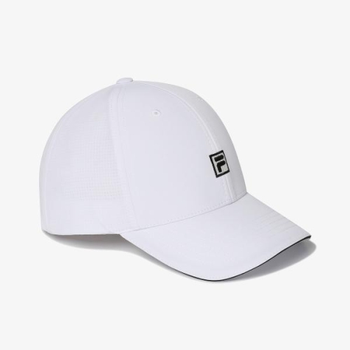 휠라 F박스 우븐 볼캡 FS3CPH2201X-OWH_이미지
