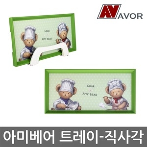 에이버 아미베어 스낵쟁반 (38x19cm)