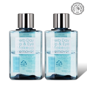 LG생활건강 더페이스샵 허브데이 립&아이 리무버 워터프루프 130ml (2개)