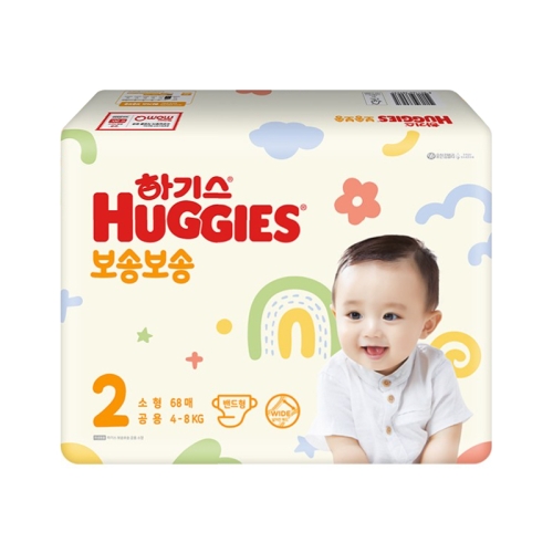 하기스 보송보송 밴드 2단계 소형 공용 68매 1팩