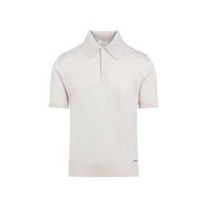 프라다 UMB925SOOO16AI F0002 Black silk polo shirt 포함가