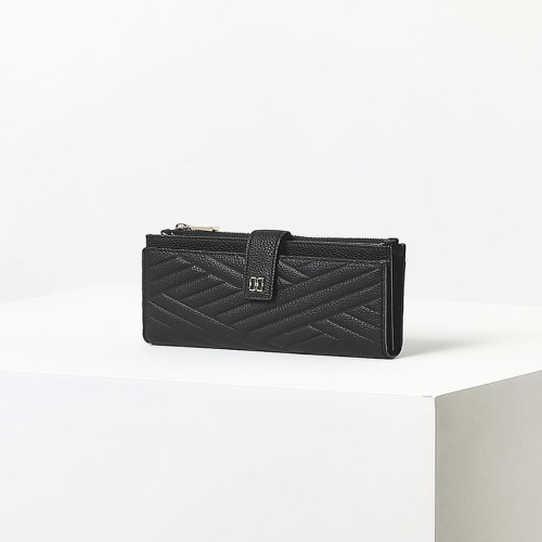 닥스 ACC 쇼핑백동봉 CARLISLE 블랙 칼라일 엠보 가죽 골드DD 핸드폰 월릿백 WA2F215_이미지