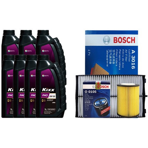 GS칼텍스 킥스 파오 5W30 7L + 보쉬필터 현대 팰리세이드 3.8 가솔린