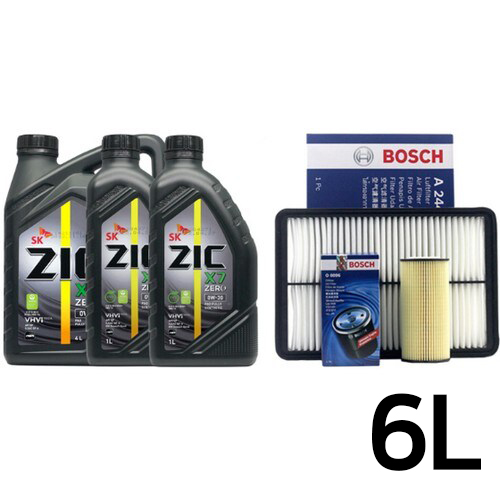 SK������ ��ũ ���� X7 0W30 6L + �������� ��� �ô� K7 3.0 LPI