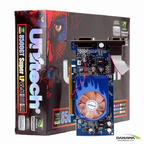 유니텍전자 지포스 8500GT SUPER D3 256MB LP_이미지