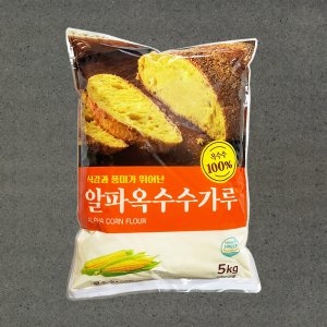 지케이푸드 알파 옥수수가루 5kg 옥수수분말 스콘