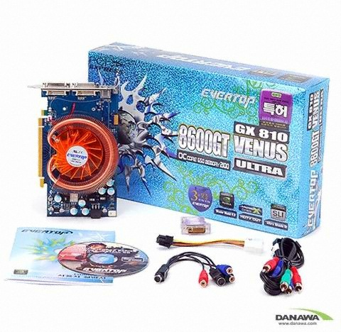 EVERTOP 지포스 8600GT 비너스 Ultra OC 256MB GX810_이미지