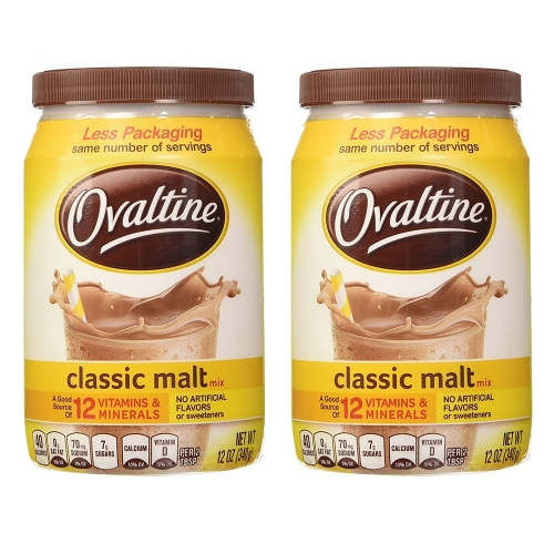 �׽��� �׽��� ����ƾ Ŭ���� ��Ʈ �ͽ� 340g 2�� Ovaltine Classic Malt Flavored Milk Mix, 1..