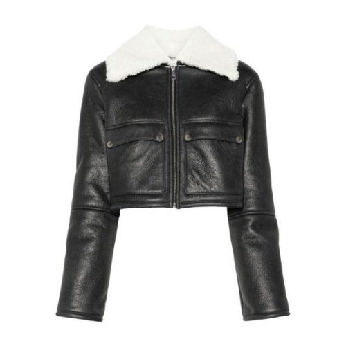 가죽 자켓 F9S04L FUP86 N0000 BLACK