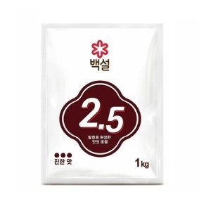 CJ제일제당 백설 발효 조미료 2.5 1kg (20개)