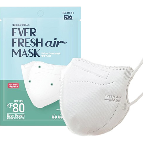에버프레쉬 KF80 마스크 대형 화이트 50매