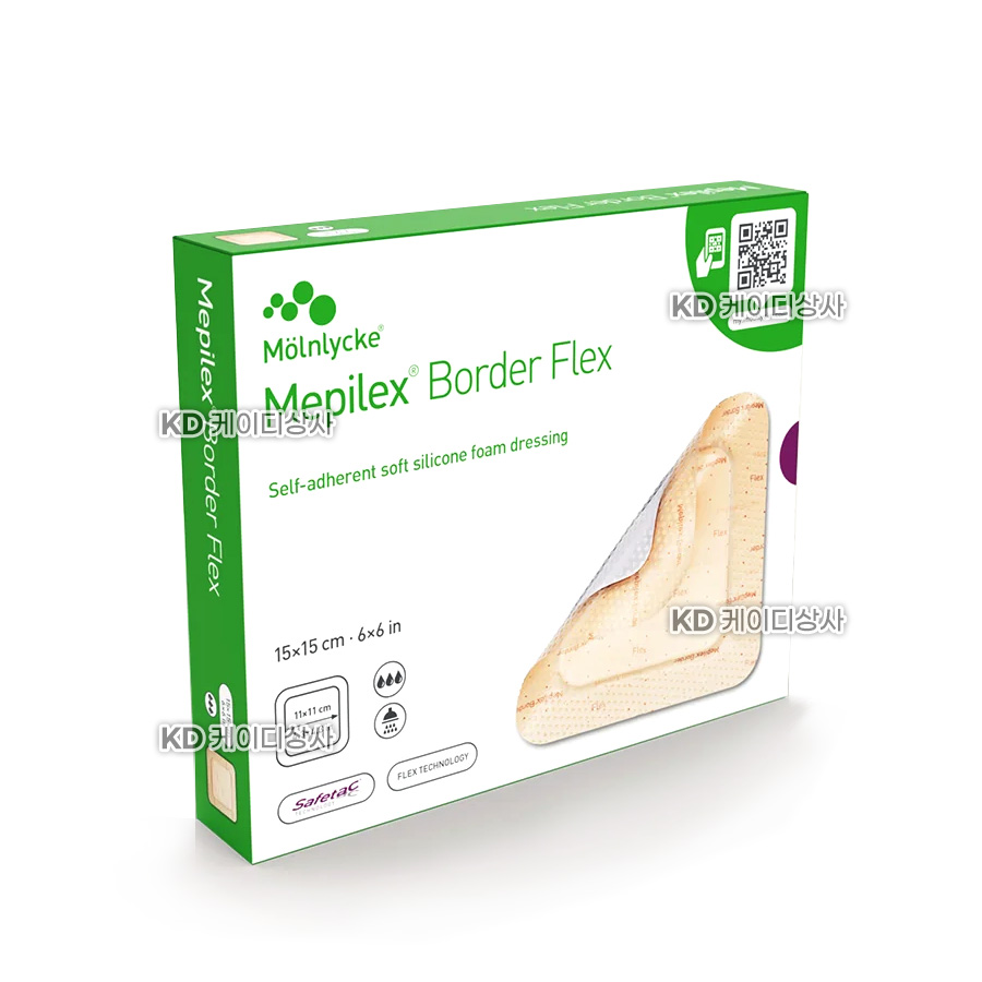 멘리케헬스케어 메피렉스 보더 플렉스 15x15cm (5매)_이미지