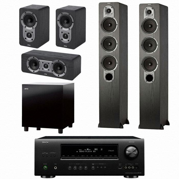 야모 S428 5.1채널 + 데논 AV리시버 (AVR-1912, SUB-210)_이미지