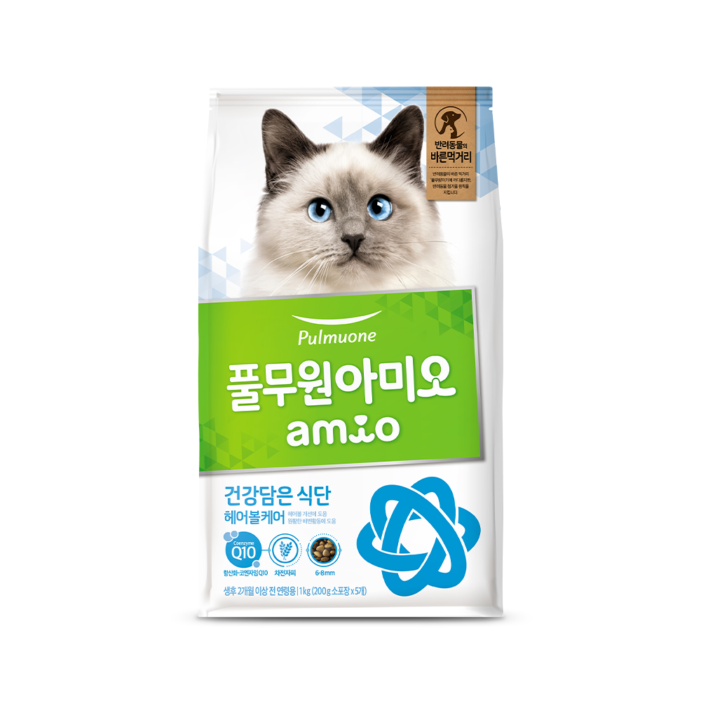 풀무원아미오 건강담은 식단 헤어볼케어 1kg