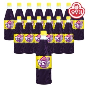  오뚜기 포도 시럽 1kg [15개]