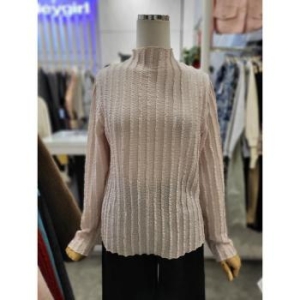 패스트퓨처브랜즈 밸리걸 세이브존01 세로 엠보 스판 반목 블라우스 티셔츠 129460 S29414737