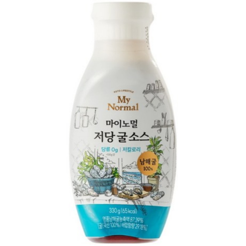 마이노멀 저당 굴소스 330g(1개)