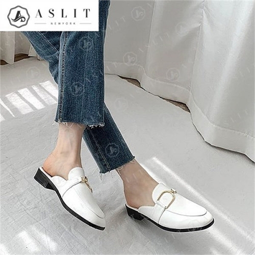 애슬릿 여성 D버클 쿠션 사무실 뮬 블로퍼 3cm  6831243_이미지