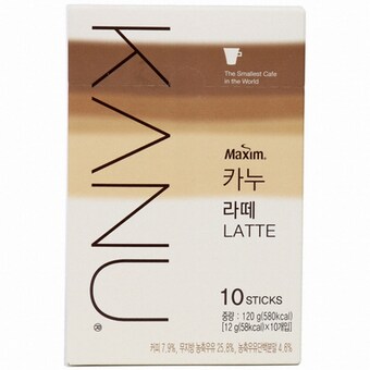 동서식품 맥심 카누 <b>라떼</b> 10T