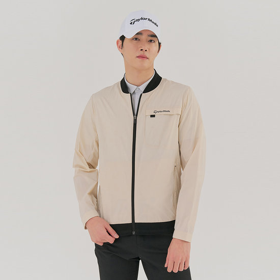 테일러메이드 펀칭 블루종 점퍼 TMJUM2103 (508, 라이트베이지)_이미지