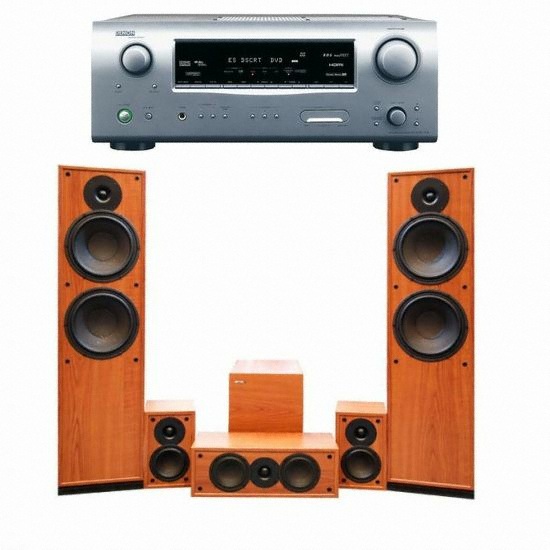 야모 S418HCS(SUB200) + 데논 AV리시버 (AVR-1508)_이미지