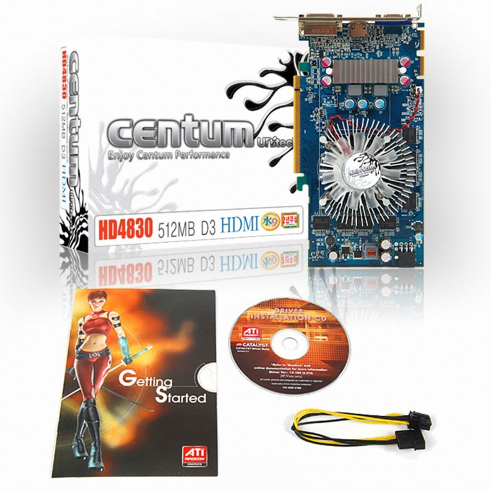 ���������� �󵥿� HD 4830 CENTUM HDMI D3 512MB