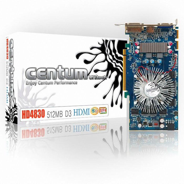 유니텍전자 라데온 HD 4830 CENTUM HDMI D3 512MB_이미지