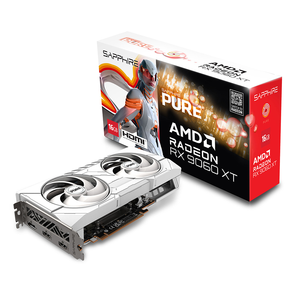 SAPPHIRE �󵥿� RX 9060 XT PURE OC D6 16GB