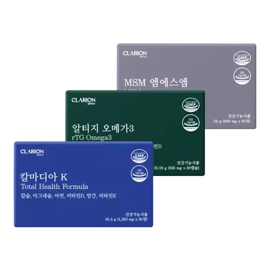  우리바이오 클라리온 5060 건강템 3종 세트 [1개]