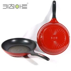 국산 후라이팬 30cm 다이아몬드레드 구이팬 볶음팬 에그팬 큰후라이팬 멀티팬