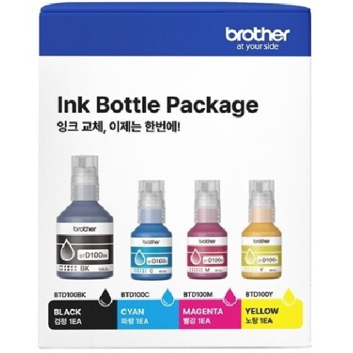 Brother 정품 BTD100BKCL 4색 세트_이미지
