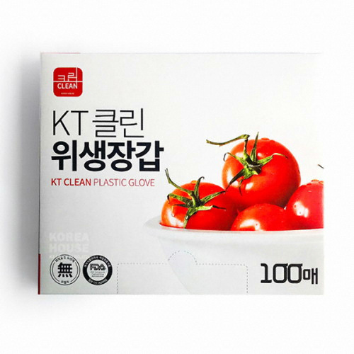 코리아하우스  KT 클린 위생장갑 100매[50개(5,000매)]