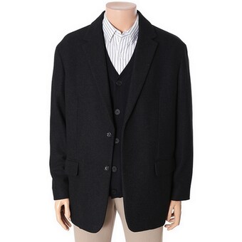 테이트 세미 오버핏 울 헤링본 <b>자켓</b> KABW9-MJK010