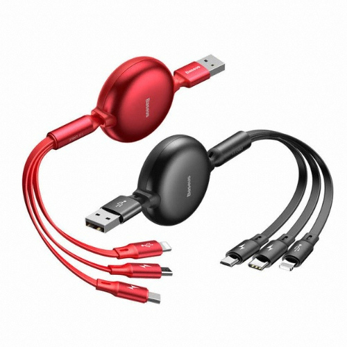 베이스어스 3in1 옥토퍼스 충전 멀티 케이블 (1.2m)_이미지