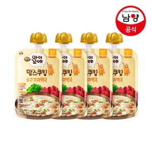 남양유업 맘스쿠킹 소고기 미역국 100g (4개)_이미지