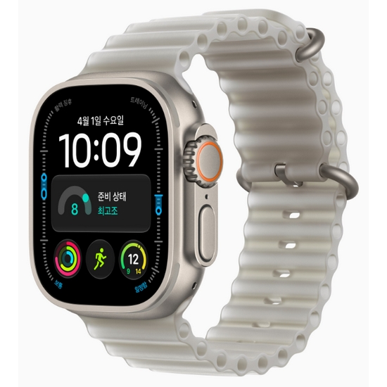 APPLE 워치 울트라4 49mm Cellular 티타늄 (내추럴_오션밴드)_이미지