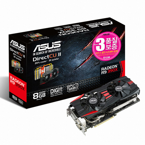 ASUS 라데온 R9 390X DC2 D5 8GB STCOM_이미지