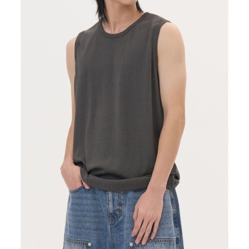 TOFFEE 크로셰 슬리브리스 CHARCOAL T5S-CSL33CH 287289