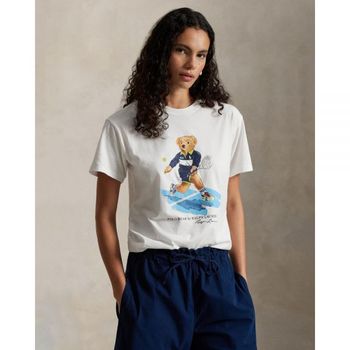 폴로 폴로 랄프 로렌 오스트레일리안 오픈 베어 저지 티셔츠 화이트 7200612_이미지